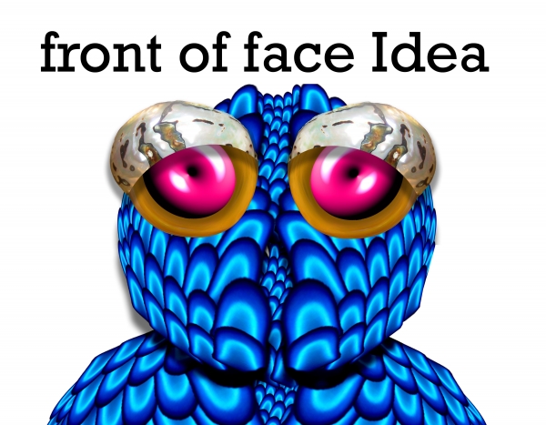 Creation of Mr Blue Muscle: Step 8